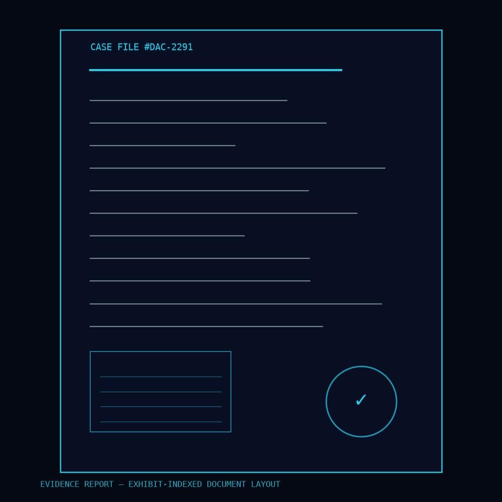 Evidence report document